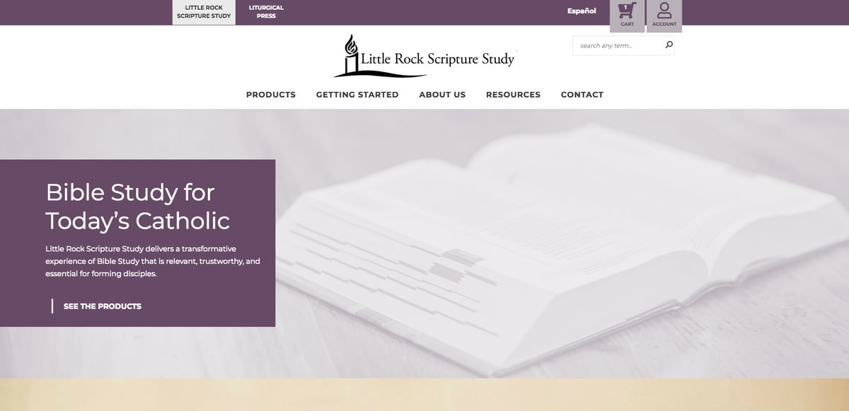 Little Rock Scripture Study Website